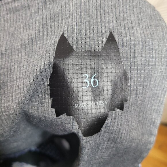 Greyson Montauk Short Adult 36 Performance Golf Chino Wolf Print Stretch Blue - Picture 7 of 7